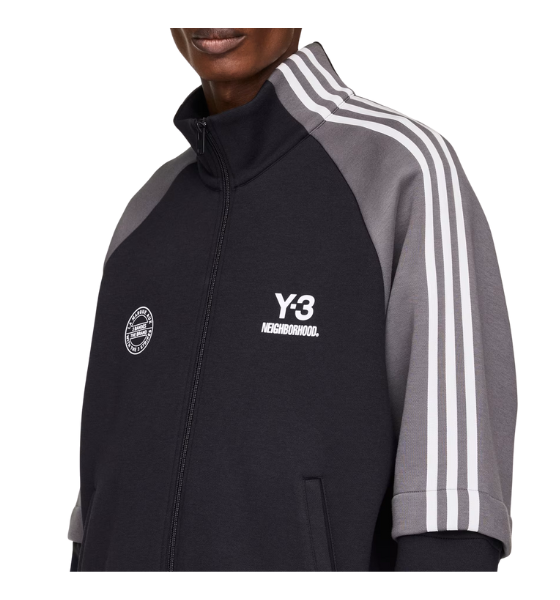 Black/Grey Y-3 NBHD Track Top