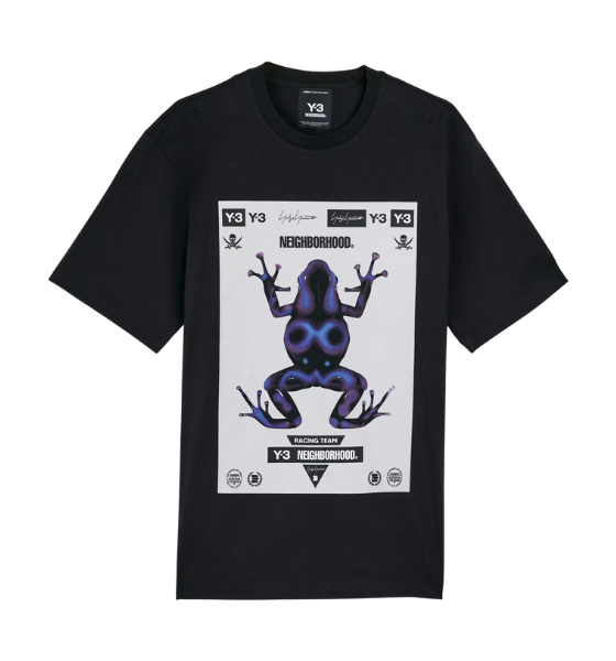 Black Frog Y-3 NBHD Graphic Tee