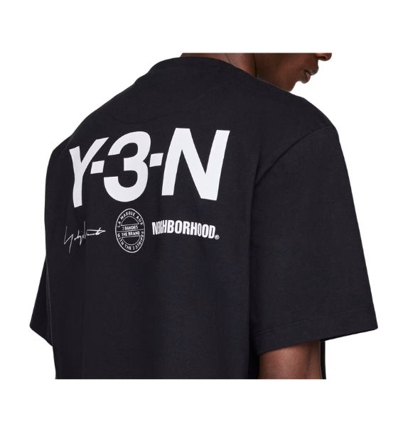 Black Frog Y-3 NBHD Graphic Tee