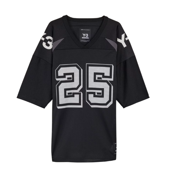 Black Y-3 NBHD Football Jersey