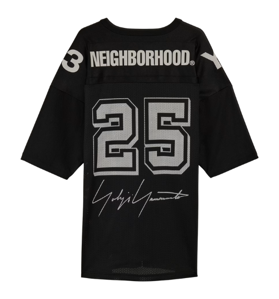 Black Y-3 NBHD Football Jersey