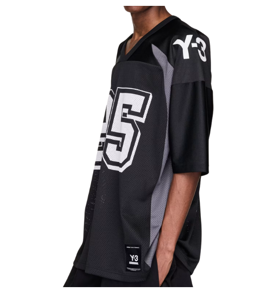 Black Y-3 NBHD Football Jersey