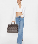 Gigi Chocolate Multi Tote Bag