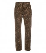 ALEXANDER WANG CULT PANT TAN LEOPARD PRINT