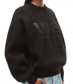 Debossed Stacked Logo Pullover
