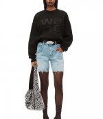 Debossed Stacked Logo Pullover