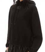 Essential Terry Hoodie With Puff Paint Logo