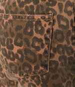 ALEXANDER WANG CULT PANT TAN LEOPARD PRINT