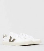 Campo Chromefree Leather White/Khaki Sneakers
