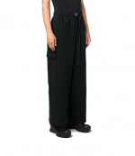 Black Noir Wide CRGO Pants