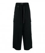 Black Noir Wide CRGO Pants