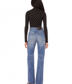 Embellished Jersey Turtleneck Top