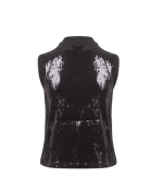 Sleeveless Sequin Top