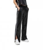 Black Sequin Jogger Pants