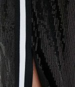 Black Sequin Jogger Pants