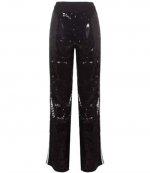 Black Sequin Jogger Pants