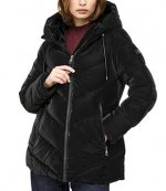 Black Hoodie Puffer Jacket