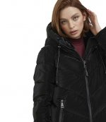 Black Hoodie Puffer Jacket