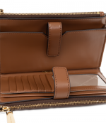 Jet Set Brown Luggage Wallet
