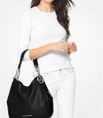 Lillie Silver Metal Shoulder Bag