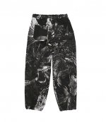 Eternity Drawstring Denim Black Allover Pants