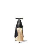 Black Xenia Ankle Strap Pump