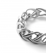 Small Silver V Bracelet