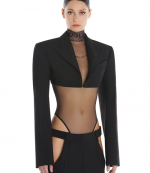 Black Cropped Jacket