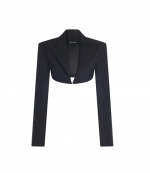 Black Cropped Jacket