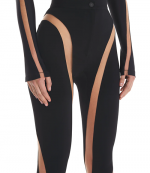 Black Illusion Trousers