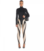 Black Powder Spiral Leggings