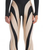 Black Powder Spiral Leggings