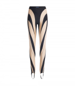 Black Powder Spiral Leggings