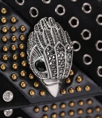 Black Mini Kensington Studs