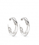 Silver Thorn Earring