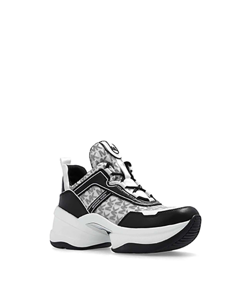 Olympia Clear Mesh Sequin Trainer