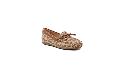 Sutton Moc MK Signature Beige Loafer