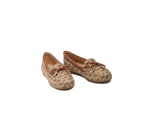 Sutton Moc MK Signature Beige Loafer