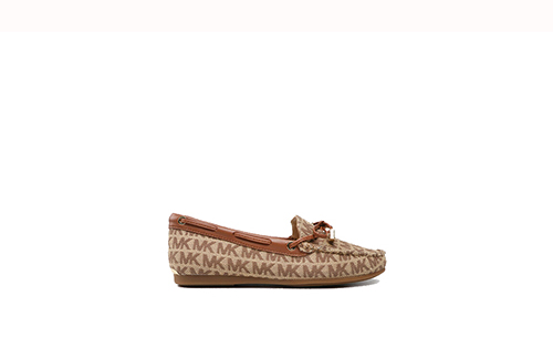 Sutton Moc MK Signature Beige Loafer