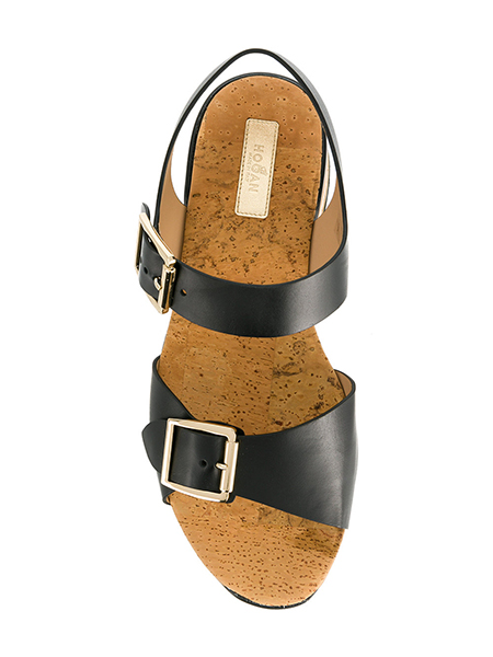 HOGAN H354 SUGHERO+PROFILI+MIC MOD.FIBBIA BLACK PLATFORM