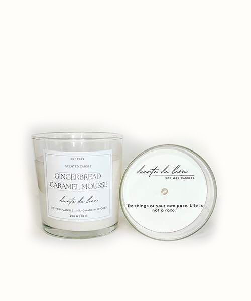 Scented Candle Gingerbread Caramel