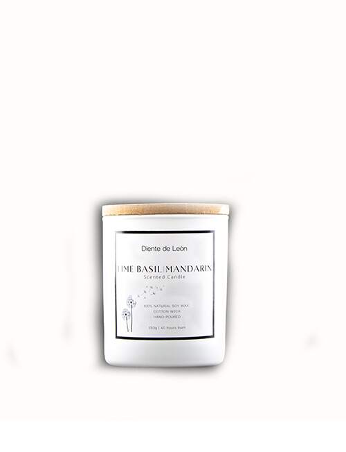 Scented Candle Lime/Basil/Mandarin