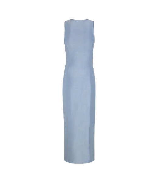 Faded Blue Robe Strap Dress