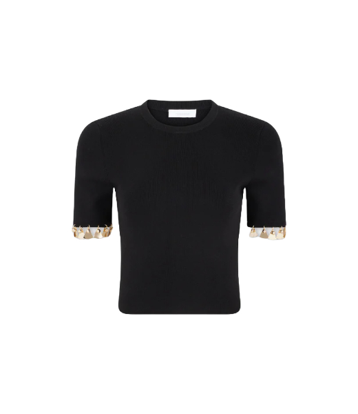 Black Pull/Cardigan Top