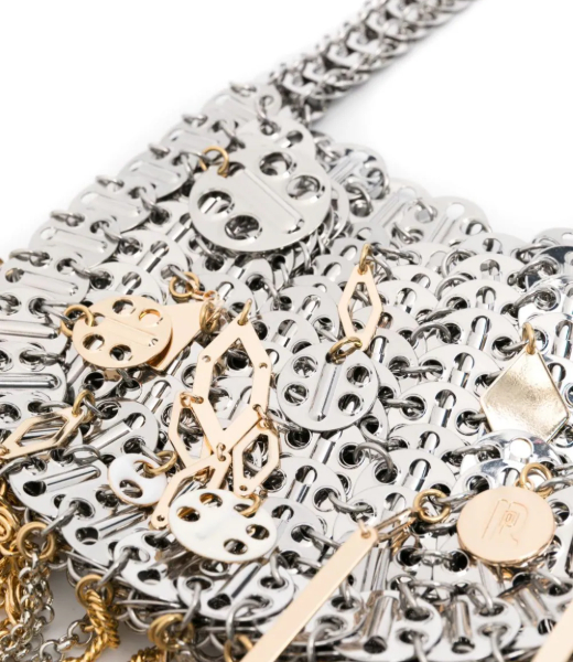 Silver/Gold Sac A Main Pochete