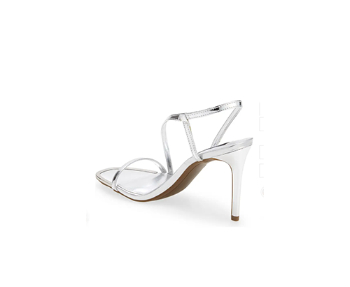 Danielle High Sandal Silver