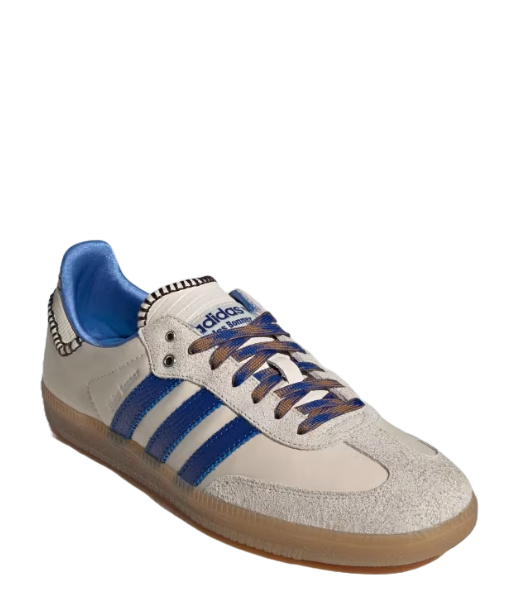Wales Bonner Nylon Samba Blue Ivory Sneaker