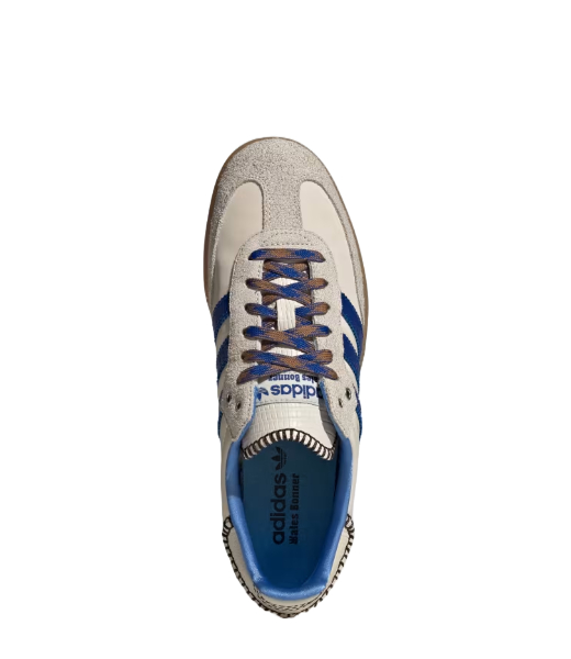 Wales Bonner Nylon Samba Blue Ivory Sneaker