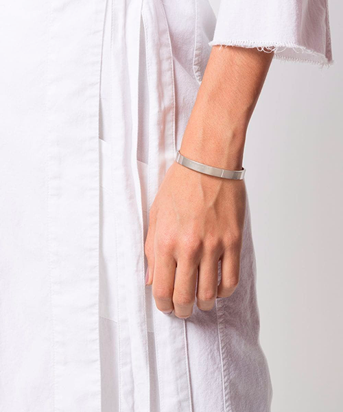 Logo Silver Bracelet