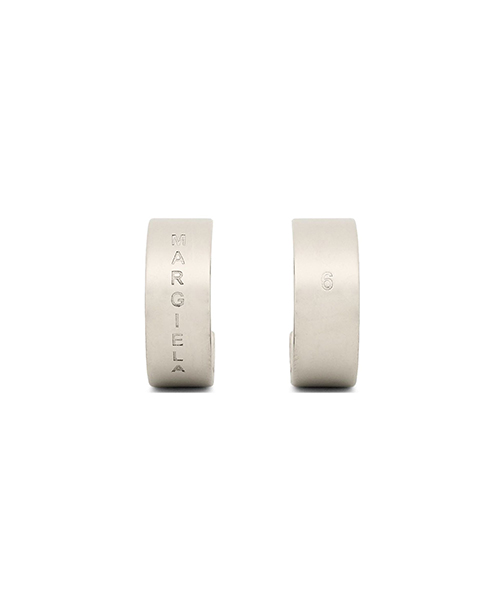 Logo Silver Earrings